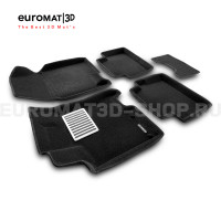 Текстильные 3D коврики Euromat3D Lux в салон для Nissan Qashqai (2007-2013) № EM3D-003714 Текстильные 3D коврики Euromat3D Lux в салон для Nissan Qashqai (2007-2013) № EM3D-003714