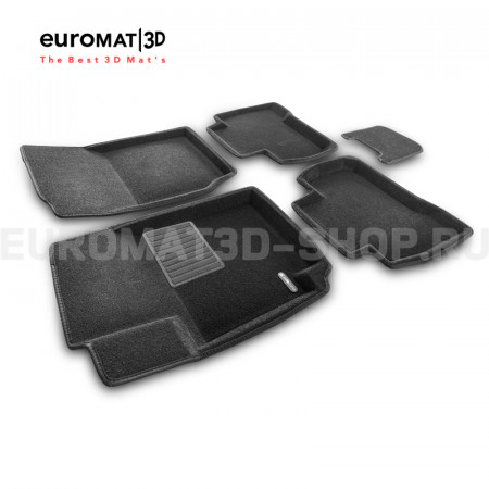 Текстильные 3D коврики Euromat3D Business в салон для Suzuki Grand Vitara (5дв) (2005-2014) № EMC3D-004801