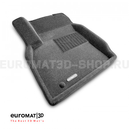 Текстильные 3D коврики Euromat3D Business в салон для Toyota Land Cruiser 100 (1998-2003) № EMC3D-005117G Серые