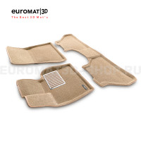 Текстильные 3D коврики Euromat3D Lux в салон для Bmw X5 (E70) (2008-2014) № EM3D-001212T Бежевый Текстильные 3D коврики Euromat3D Lux в салон для Bmw X5 (E70) (2008-2014) № EM3D-001212T Бежевый