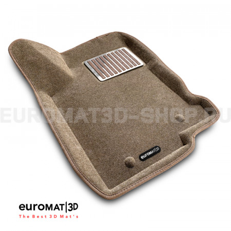 Текстильные 3D коврики Euromat3D Lux в салон для Lexus NX (2014-2021) № EM3D-003211T Бежевые Текстильные 3D коврики Euromat3D Lux в салон для Lexus NX (2014-2021) № EM3D-003211T Бежевые