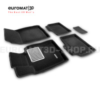 Текстильные 3D коврики Euromat3D Lux в салон для Mini Cooper Countryman (2010-2016) № EM3D-005600