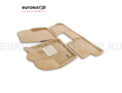Текстильные 3D коврики Euromat3D Lux в салон для Citroen C5 Aircross (2018-) № EM3D-003907T Бежевые Текстильные 3D коврики Euromat3D Lux в салон для Citroen C5 Aircross (2018-) № EM3D-003907T Бежевые